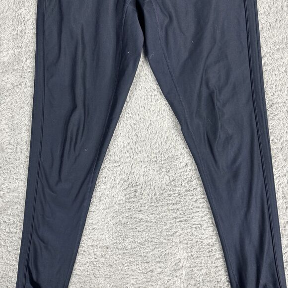 Nike Dri Fit Women's Base Layer Leggings M 8 10 Navy Slim Fitted - Picture 4 of 14